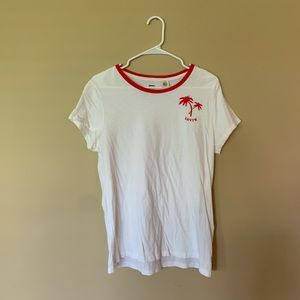 Levi’s white and red logo shirt